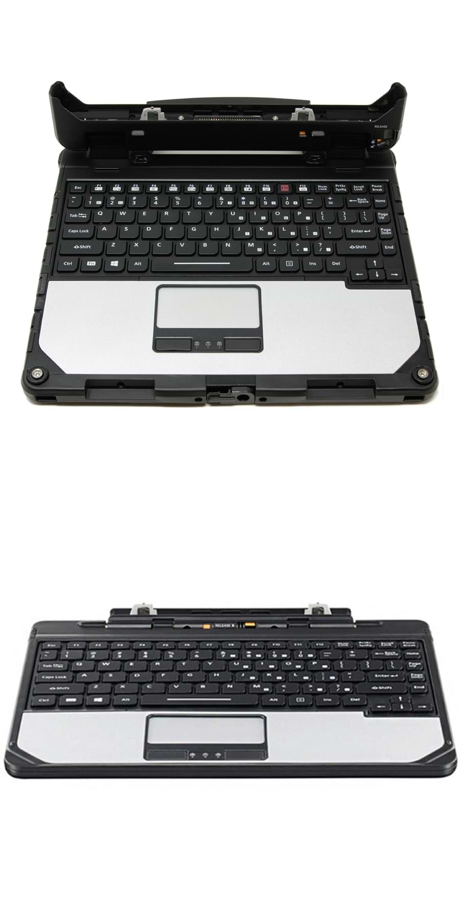 A side-by-side view of the CF-33 Premium keyboard and CF-33 Lite Keyboard