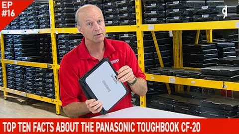 Bob analyzing the best features of the Panasonic Toughbook CF-20